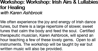 Workshop: Workshop: Irish Airs &