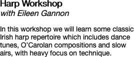 Harp Workshop with Eileen Gannon